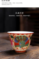 Juego de caja de regalo de taza Personal de té de degustación de taza de té Master Kung Fu de cerámica esmaltada - details 18