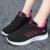 Zapatillas casuales para mujer 2025 con suela suave y transpirable, zapatos tejidos para madres, zapatillas para correr. - details 3