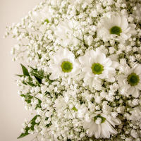 90 cabezas 52cm flores artificiales blancas boda DIY ramo decoración arreglo plástico bebés aliento flor falsa decoración del hogar - details 25