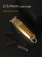 Kemei-cortadora de pelo eléctrica totalmente de metal para hombre, máquina de corte de barba profesional, recargable, para barbero - details 3