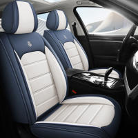 Cubierta de asiento de coche Universal en cuero PU protector de asiento de coche fácil de instalar cubierta de banco trasero abierta y frente - details 1