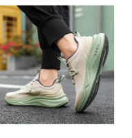 Nueva malla transpirable, desodorante y antideslizante zapatillas para correr, resistente al desgaste ultraligero de suela suave que absorbe los golpes zapatos deportivos de los hombres, el mismo estilo para parejas - details 25