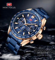 Reloj MINIFOCUS Hombre Moda, Calendario y Segundero Pequeño, Acero - details 0