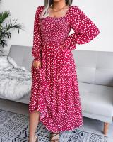 Vestido Maxi Floral de Alta Calidad y Lujo Elegante Estilo Kpop para Mujeres Ideal para Fiestas - details 9
