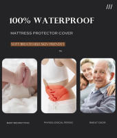 Funda de colchón impermeable WOSTAR para cama doble queen y king con elástico protector de hoja 90/120/140/150/180/200cm material 100% Polipropileno fabricado en China - details 0
