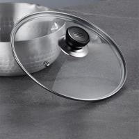 Tapa De Sartén De Vidrio Templado Redonda Accesorio De Cocina Partes De Olla Visibilidad Vertical Tapa Horizontal 20-30cm - details 4