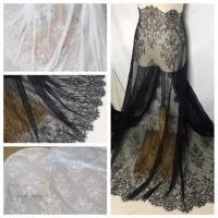 Encaje de Pelo con Hilo Único de Malla Ultra Delgada 3 METERS Accesorios de Vestido DIY Hechos a Mano para Bodas Materiales de Boda Tela de Red Poliéster Decoraciones para Fiestas - details 0