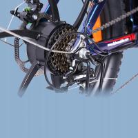 FAFREES F20 Pro Bicicleta Eléctrica Plegable, Freno de Doble Disco+SHIMANO de 7 Velocidades, Neumáticos de 20*3,0 Pulgadas, Velocidad Máxima de 25km/h, Batería de 36V 18Ah, Autonomía Máxima de 120-150 km en Modo de Asistencia, Negro - details 1