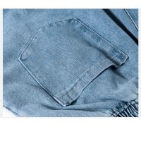 Jeans Casuales para Hombres en Primavera-Otoño Cintura Elástica, Pantalones de Denim de Trabajo Azules Estilo Hip Hop Joggers Streetwears - details 19