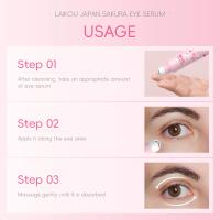 Crema de Ojos Sakura LAIKOU Mejora la Elasticidad de la Piel y Alivia las Ojeras - details 6