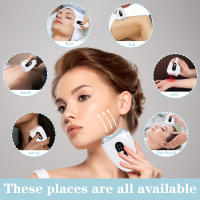 1 afeitadora facial para extrusión fría y caliente de 45 pulgadas en la cara, el cuello y el cuerpo, aparatos de belleza themomostat tiple color Care eve, para hombres y mujeres - details 4