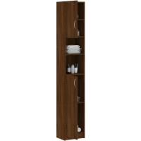 Armario de Baño de Madera Ingeniería Lavadora, Estante, Ducha, Inodoro 32x25,5x190 cm - details 4