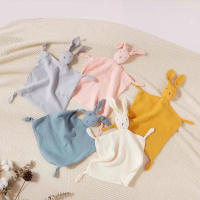 Edredón de muselina de algodón para bebé, manta suave para recién nacidos, muñecas para dormir, juguete para dormir de moda para niños, Baberos de toalla para calmar - details 0