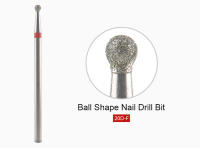 KADS Uñas drill brocas en forma de bola, herramientas de manicura de acero de tungsteno para limpieza de piel muerta, removedor de cutículas y pedicura, 2,35mm - details 6
