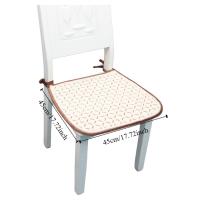 Alfombrilla para silla cómoda y creativa, cojín para sofá con textura suave y forma de rejilla, diseño cuadrado antideslizante, cojín para asiento de coche - details 0