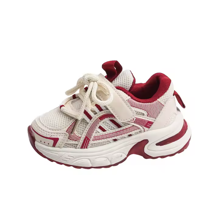 Zapatillas de malla transpirable para niños primavera-otoño Calzado infantil correr para papá y bebé - 1