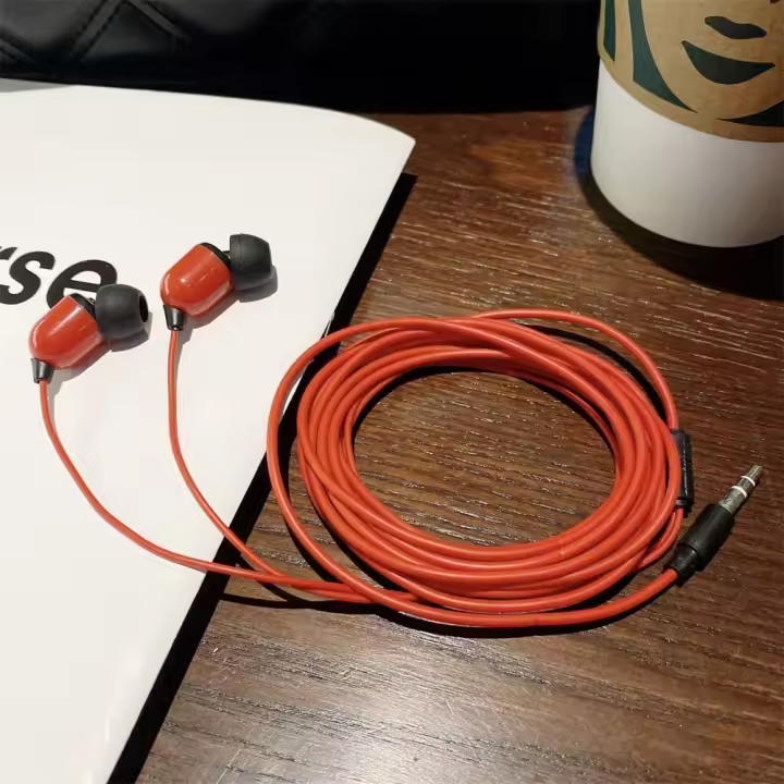 Música de ordenador Monitor Extra largo auriculares estéreo Supergraves auriculares con cable cables auriculares intrauditivos - 1