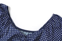 NOVEDAD DE VERANO 2025, vestido estampado con manga de burbuja y cuello cuadrado francés de nicho para ropa de mujer - details 22