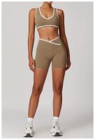 Pantalones de Yoga de Cintura Alta Ajuste Ajustado, Secado Rápido, Mejora de las Curvas de Melocotón para Mujeres Ropa Deportiva de Primavera/Verano - details 5