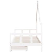 Estructura de Cama Infantil con cajones Madera de Pino 80x160cm - details 39