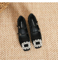 Zapatos de mujer con tacón bajo y hebilla plana - details 18