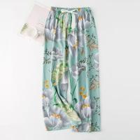 Pijamas de Algodón-Seda para Mujeres Pantalones Corporales Delgados para Embarazadas - details 10