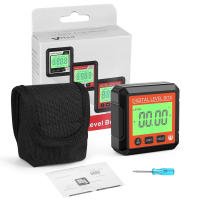 Inclinómetro de Nivel Electrónico Digital, buscador de ángulo Digital, transportador para carpintería con retroiluminación magnética, 4x90 ° - details 30