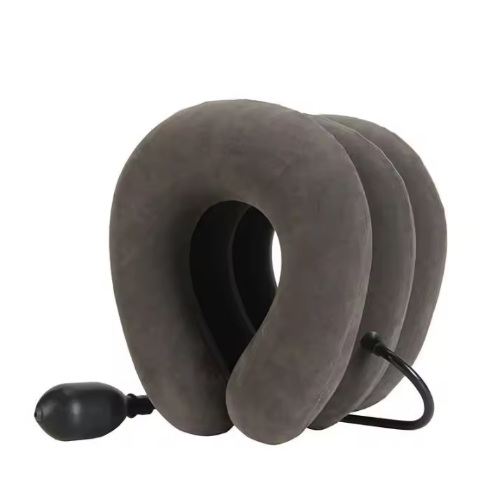 Almohada de tracción Cervical para masaje, protección de relajación del cuello, ajustable y desmontable, de tres capas - 1