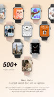 Reloj inteligente Hombres Watch 9 Ultra Series 8 Llamada Bluetooth,Recibir información sobre WhatsApp,Serie NFC,GPS rasteador,presión arterial, oxígeno en sangre,monitoreo de frecuencia cardíaca,climmpre muestra,Fitness de temperatura corporal,impermeable - details 8