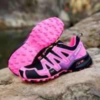 Zapatos de senderismo antideslizantes transpirables para mujer, zapatos deportivos de malla para senderismo, equitación a campo traviesa, nuevos - details 1