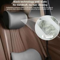 Almohada de cuello ergonómica viscoelástica Almohadilla de apoyo lumbar ajustable para asientos de coche y oficina Accesorios de asiento de larga distancia - details 10