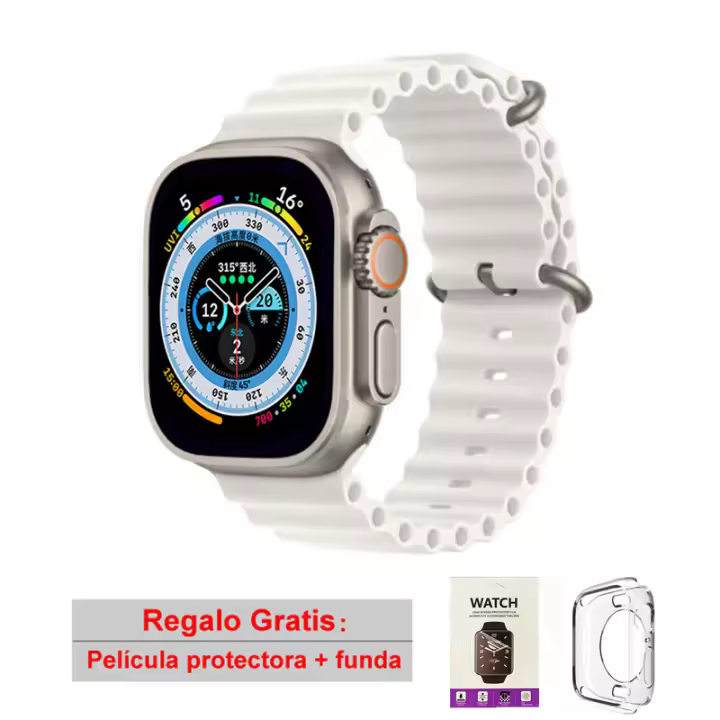 2024 Negro Hello Watch 3 Plus Reloj inteligente AMOLED 450mAH 49mm Ultra Sport Relojes inteligentes Hombre Mujer Música local NFC Llamada Bluetooth - 1