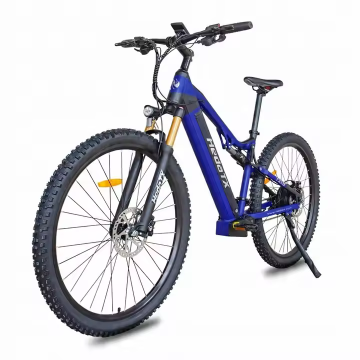 Bicicleta eléctrica Hedatx TX19 1000km 45km/h 29" 48v 19.2ah 27" estilo azul - 1