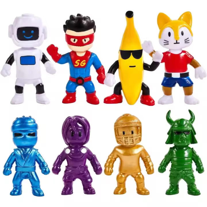Figuras de Anime para niños, 8 piezas, Stumble Guys Toys, 2,6 pulgadas - 1