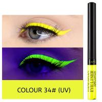 HANDAIYAN Juego de delineador de ojos líquido mate de 12 colores, delineador de ojos colorido intenso metálico resistente al agua, larga duración, punta ultrafina a prueba de manchas - details 41