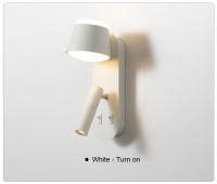 Lámpara de Pared LED 13W TOMAXIN con Foco Giratorio Diseño Sencillo y Moderno para Dormitorio Estudio Hotel Adecuada para Sala de Estar - details 11