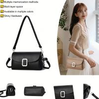 Bolso cruzado ajustable elegante Gran capacidad, cierre magnético, detalles de acabado refinado - details 1