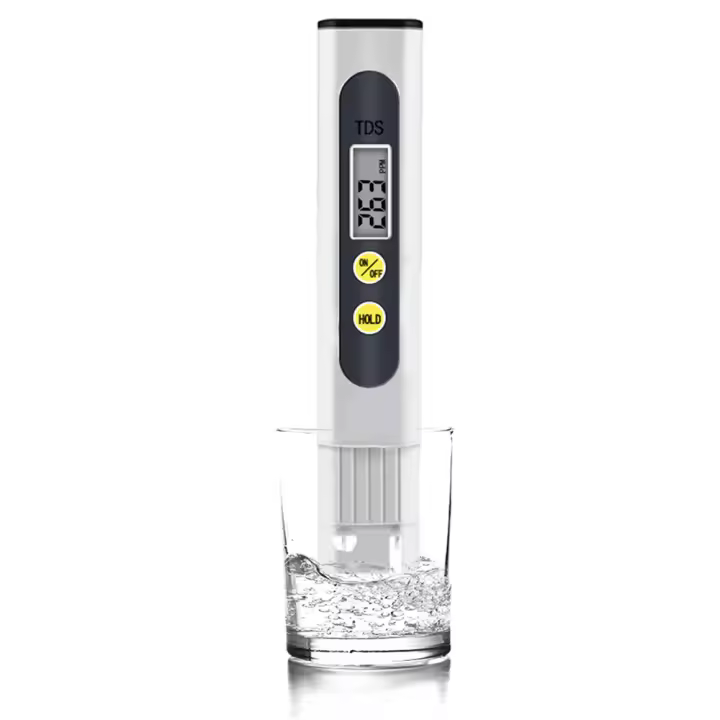 Filtro Digital de pureza de calidad del agua, medidor TDS con pantalla LCD, probador TDS 0-9999 PPM, diseño de pluma de temperatura para acuarios hidropónicos - 1