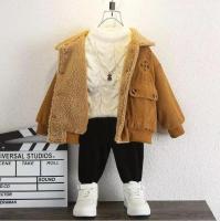 Chaqueta de Piel de Pana para Niños Cálida Abrigo de Invierno Moda infantil de Alta Calidad - details 7
