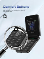 SERVO Flip6 Teléfono Plegable 4 Tarjetas SIM, Red GSM, Linterna, Mp3, Dial de Velocidad, Botón de Enchufe, Estilos Clásicos - details 14