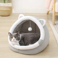 Cama lavable para mascotas, cojín para tienda de campaña, cesta para cachorros, cueva, suave, suministros para gatos - details 2