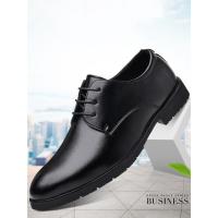 Zapatos De Talla Para Hombre De Cuero Legítimo De Alta Calidad Formal Transpirables Casuales Italianos De Lujo Con Cordones Antideslizantes Para Conducir - details 1