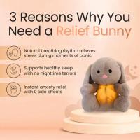 Peluche de Conejo Relajante Respiración Rítmica y Música para Bebés Alivio de Ansiedad y Ayuda para Dormir - details 4