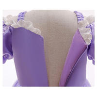 Disfraz de princesa Aurora Rapunzel para niña, disfraz elegante de tul para Navidad y Halloween, cumpleaños - details 7