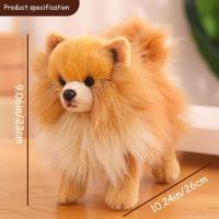 Cachorro de Felpa, Pomerania Linda, simulación de pomerán, Animal Pomerano, perro realista, Pelio - details 4