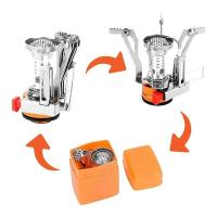 Estufa de Camping Portátil de Aleación de Aluminio Ultra Ligera Cocina de Picnic para Supervivencia en el Aire Libre - details 4
