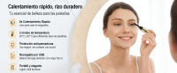 Rizador de pestañas calentado recargable portátil con 2 temperaturas de calentamiento - details 0