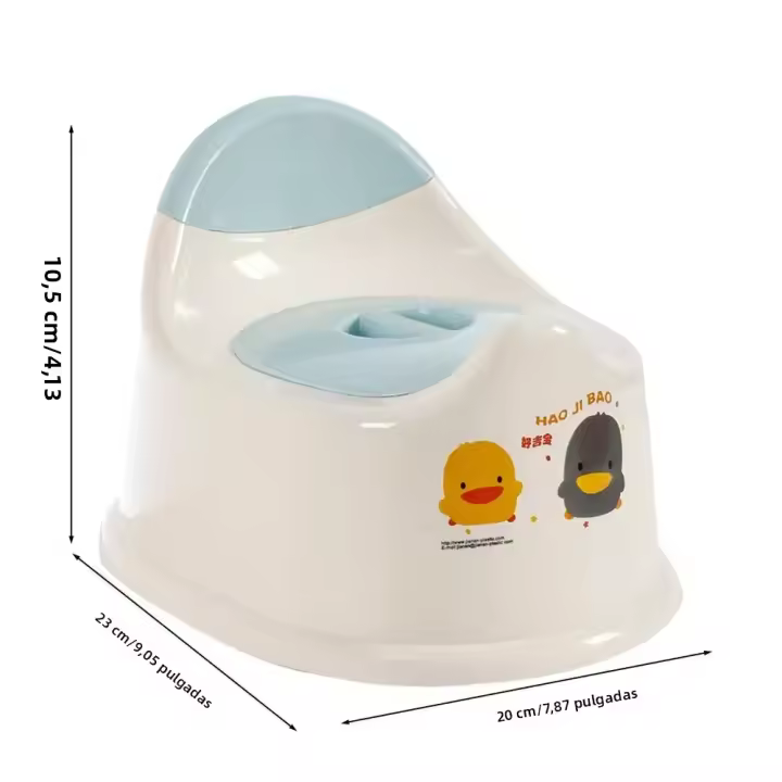 Asiento de inodoro para niños ligero y antideslizante facilita la limpieza del entrenamiento de la orina ideal para los 25-36 meses. - 1