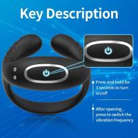 Leten Vibrador APP Control Anillo Vibrador Retraso Eyaculación Juguetes Sexuales para Hombres Pareja Anillo Dick Manga - details 10