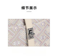 Nuevo estilo chino, patrimonio cultural inmaterial Zhuangjin, bolso de mensajero para mujer, bolso de gran capacidad para llevar bajo el brazo. - details 3